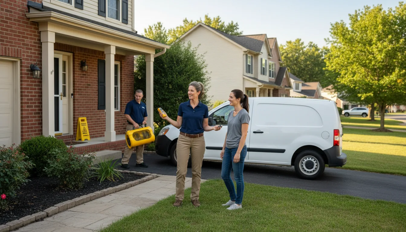 Water restoration image for Flood Water Cleanup, Removal And Restoration Services in Traverse City, MI